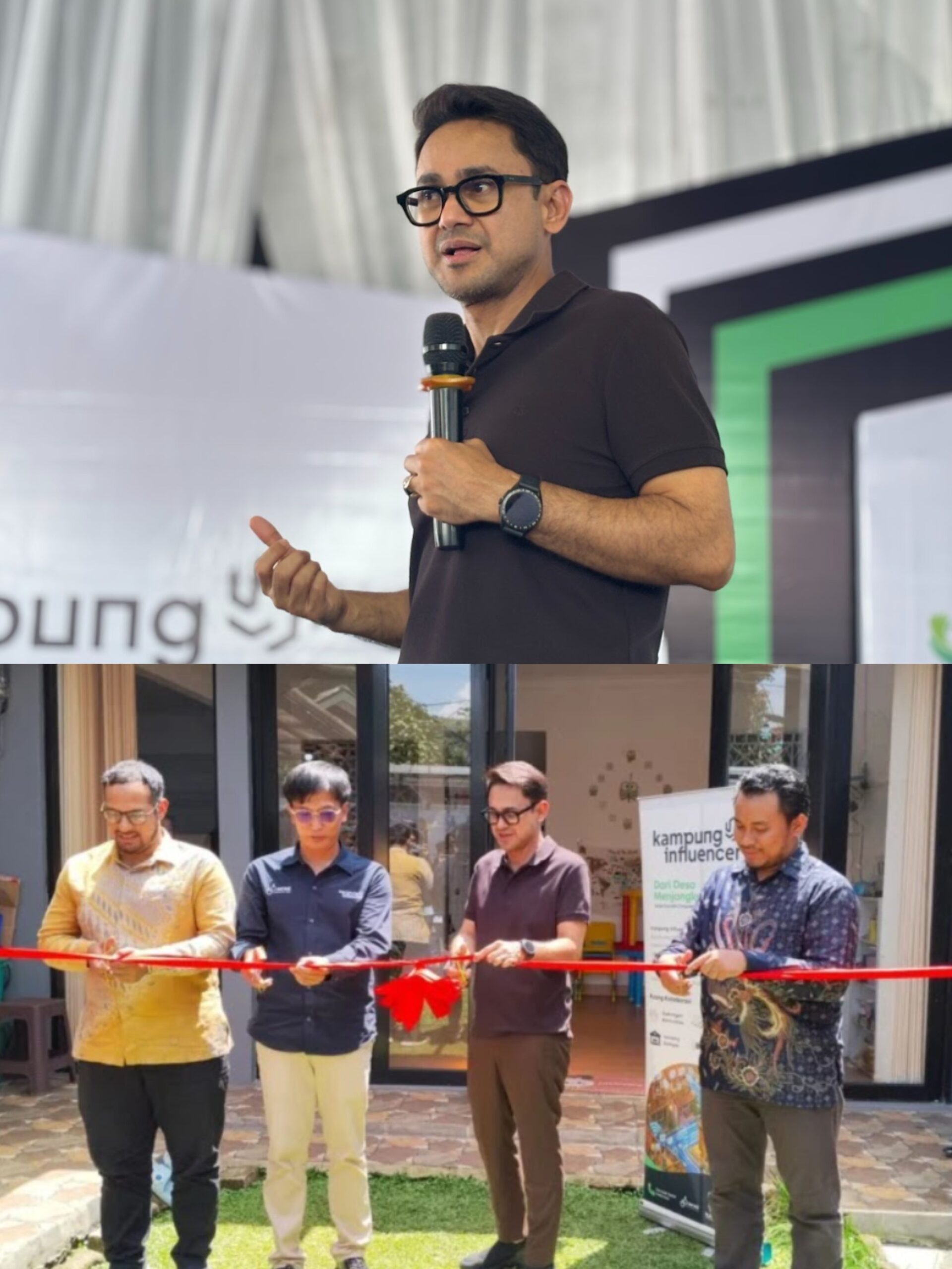 grand launching kampung influencer bersama Abi Ramzi Wakil Bupati Cianjur